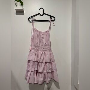 Steve Madden Light Pink Tiered Dress